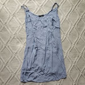 Brandy Melville Baby Blue Long Flowy Tank Top